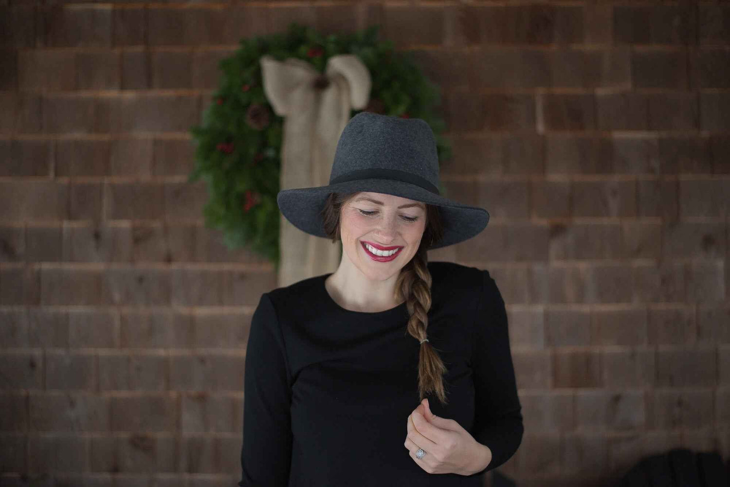How-to Style a Hat with Long Brown Hair - GIGI PIP