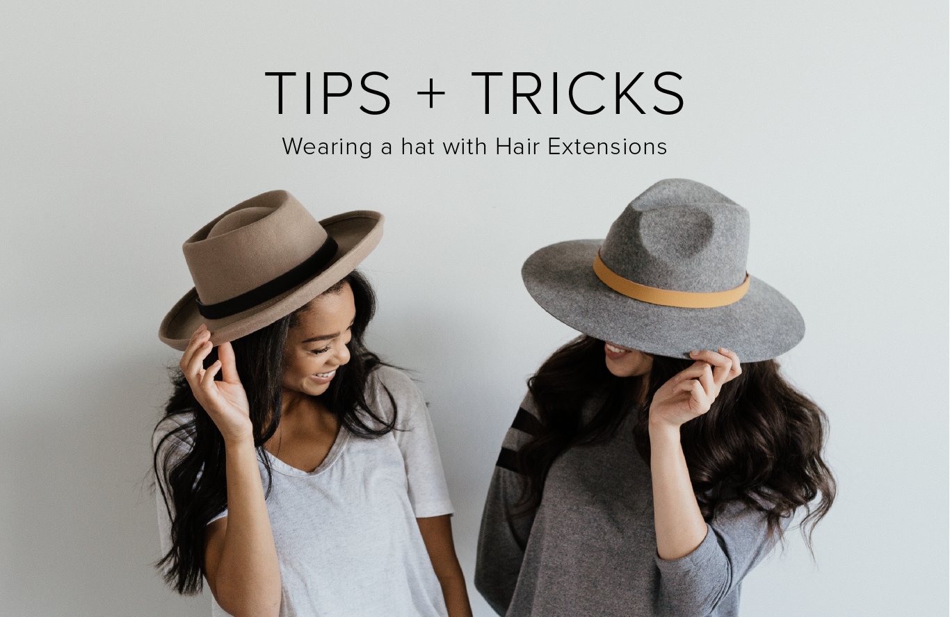 Tips + Tricks: Wearing a Hat with Hair Extensions - GIGI PIP