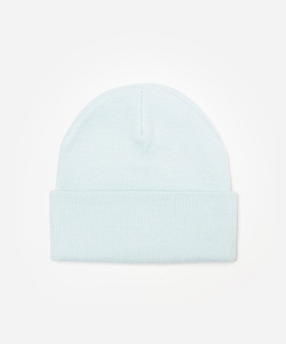 Light blue beanie on a white background #color_sky blue