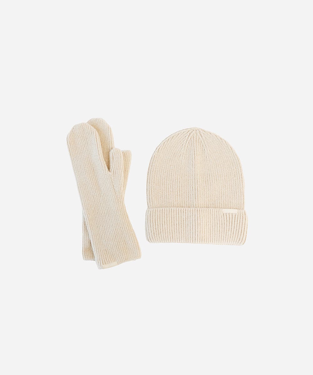 Nina Knit Beanie + Mitten Set - GIGI PIP #color_taupe