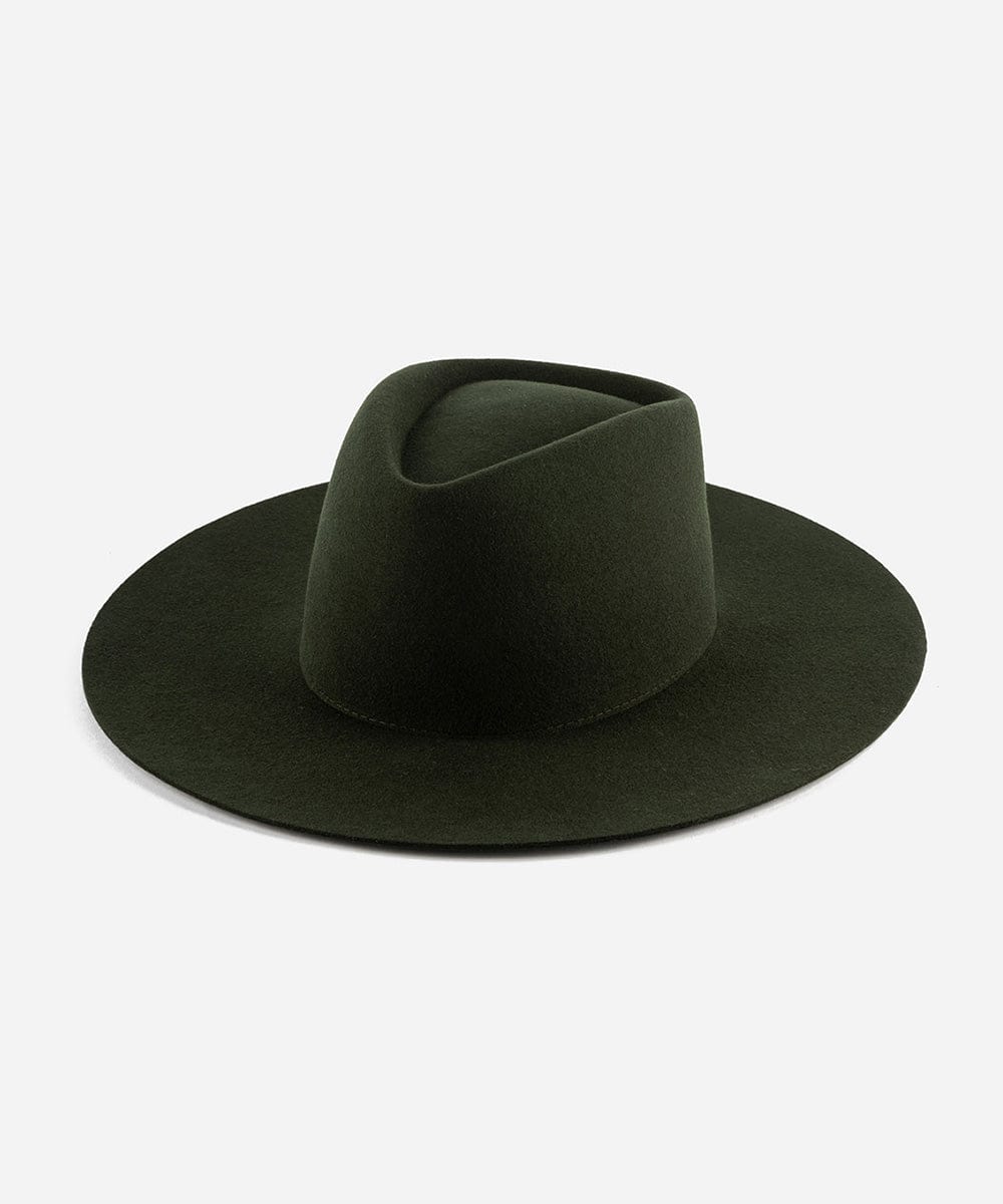 Dakota Triangle Crown Hat | Classic Wide Brim Hat for Women display picture 1