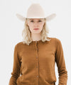 Gigi Pip felt hats for women - Teddy Cattleman - 100% australian wool classic cattleman crown with a wide upturned brim [cream]