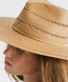 Gigi Pip hat bands + trims for womens hats - Herringbone Chain Band - gold or silver plated metal hat bands with an adjustable chain closure [gold]