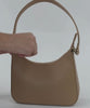 Gigi Pip luxury bags for women - Lyra Classic Handbag - 100% genuine leather everyday handbag featuring gigipip embossed + gold plated metal hardware [tan]