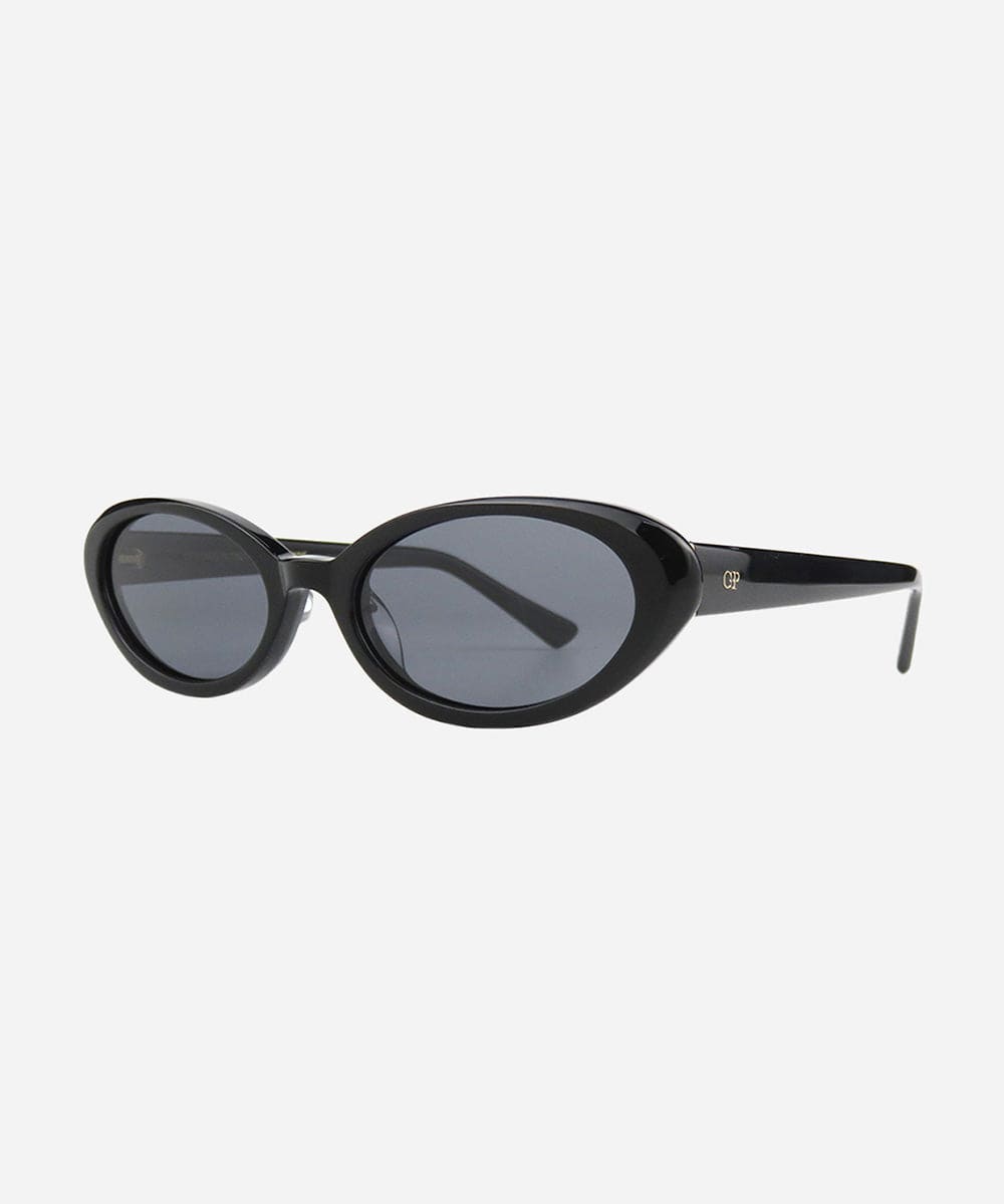 Black sunglasses on a white background #color_black