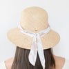 Gigi Pip straw hats for women - Jude Packable Hat - dome crown with an a-line brim made of relaxed raffia straw, includes a removable custom-dyed fabric band for, packable hat without compromising shape or quality [natural]
