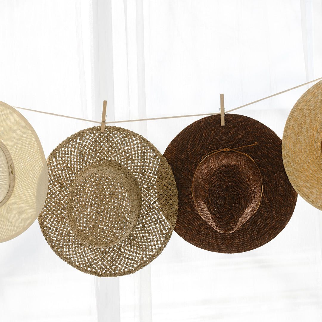 How to Clean + Reshape a Straw Hat:  The Complete Straw Hat Care Guide