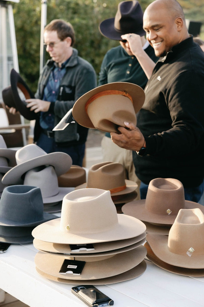 Custom Hat Bar Event for Plaid's Corporate Offsite at Blue Sky Lodge