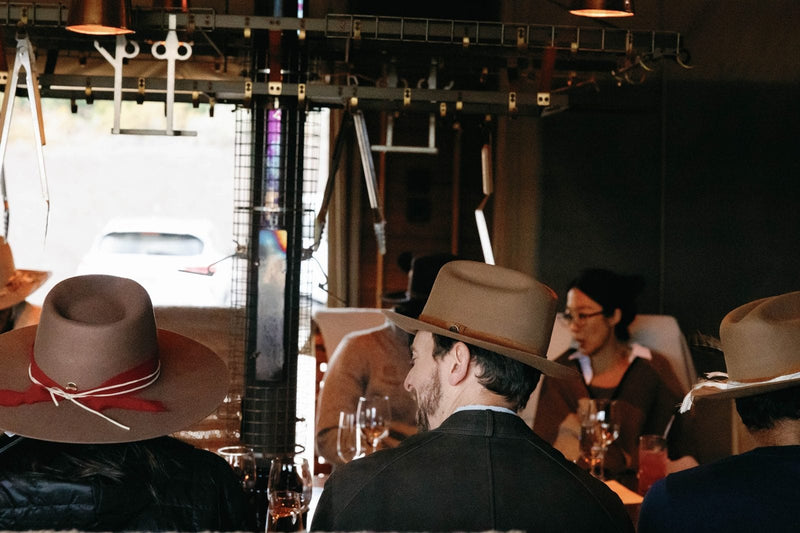 Custom Hat Bar Event for Plaid's Corporate Offsite at Blue Sky Lodge