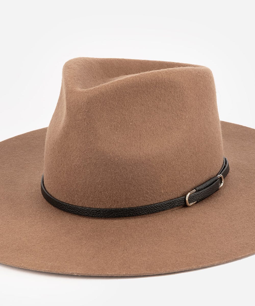 Elegant Tan Women\'s Hat with Black Band Unknown | Accessories | Elegant Tan Womens Hat With Black  main image 4