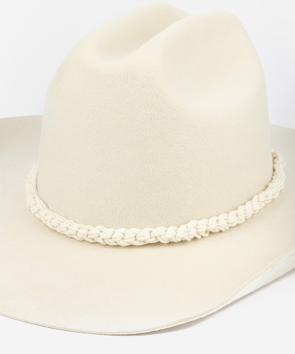 Braided Rope Hat Band Western Cowboys Ladies Hat Decoration GIGI PIP