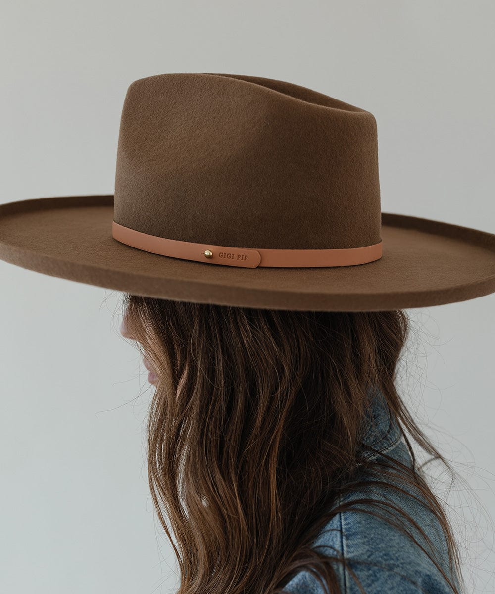 Genuine Leather Thin Band Leather Hat Bands for Fedoras Gigi Pip display picture 1