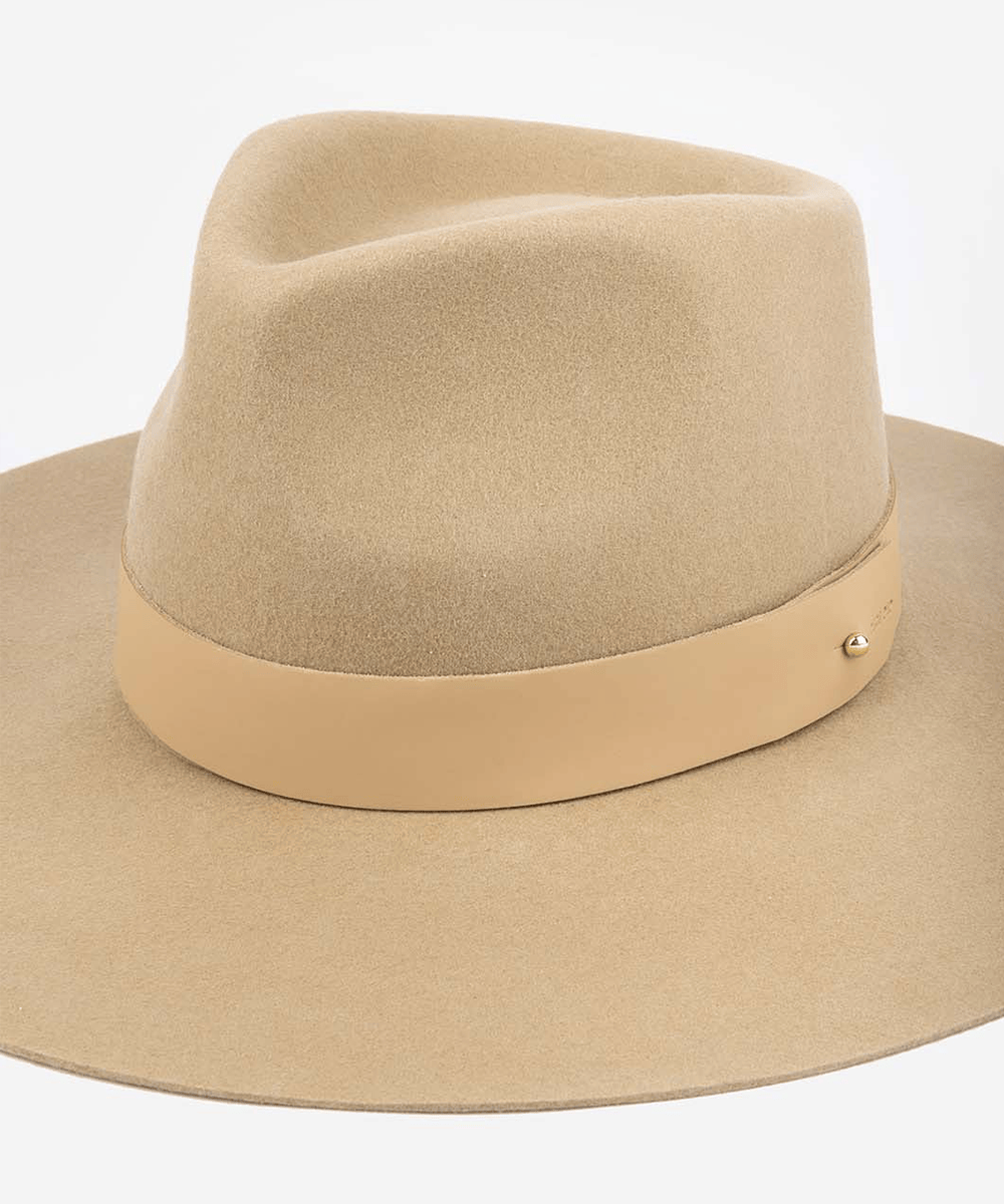 Wide Leather Hat Band | Classic Leather Hat Band for Women