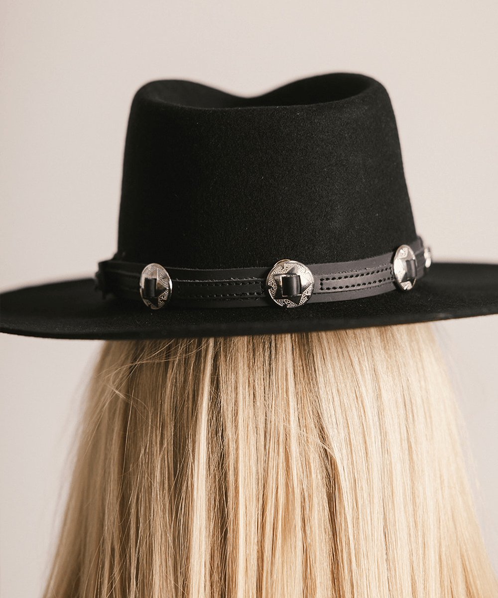 Genuine Leather Western Hat Band | Decorative Leather Hat Band display picture 1