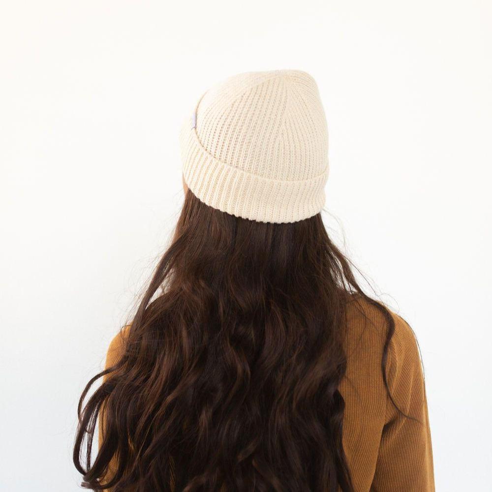 Ash Black Fisherman Beanie - Main Image