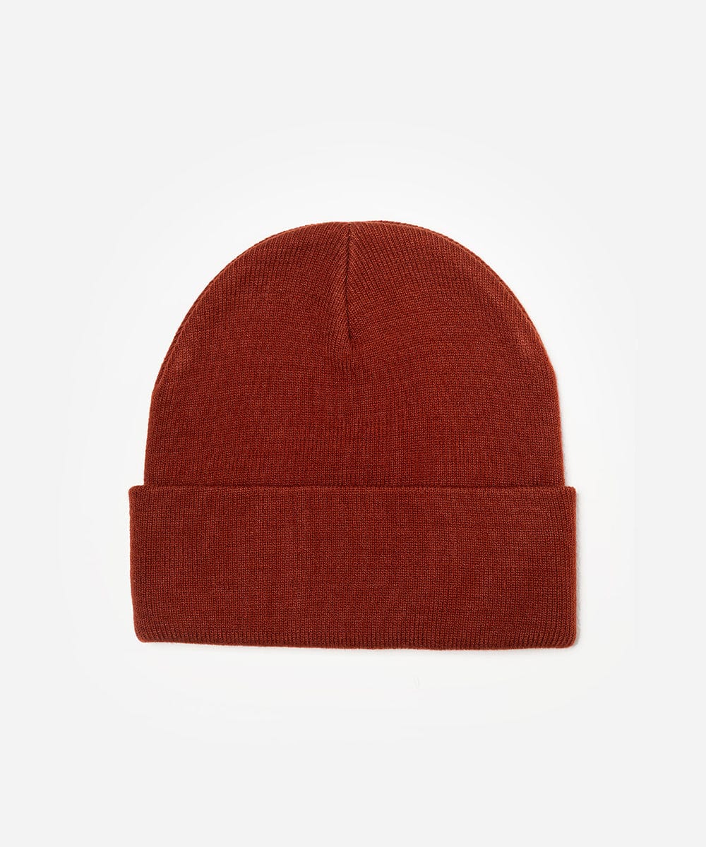 Brick red beanie on a white background #color_brick red