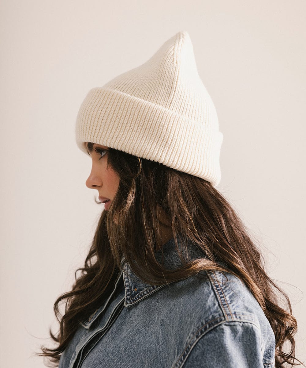 Lou Knit Beanie | Cozy Oversized Knit Beanie for Women