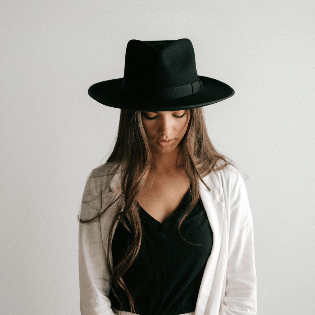 GiGi PIP Monroe Rancher Fedora Hat Black X-Small 55 cm Monroe Rancher - Black BLEMISHED main image 3