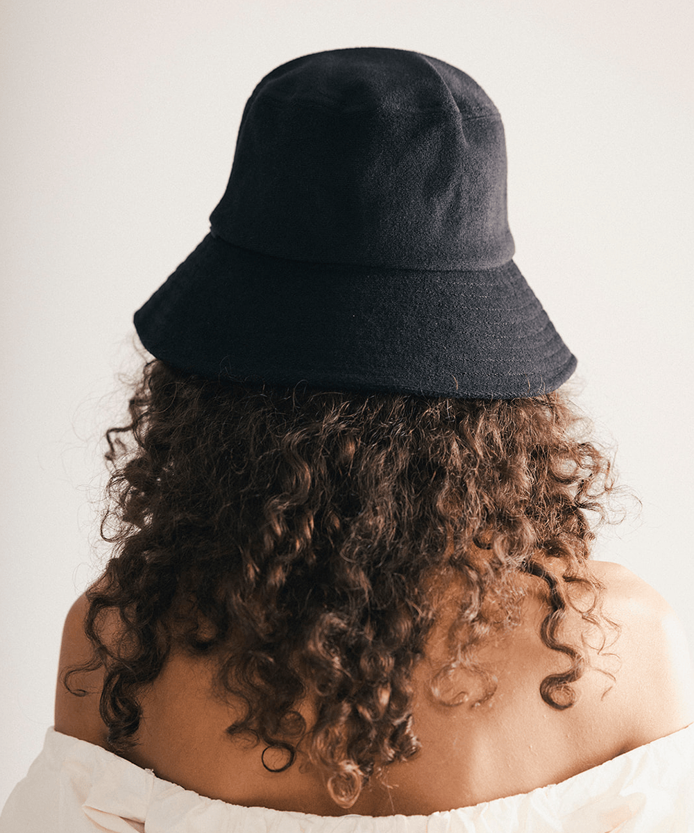 Blair Terry Women's Packable Bucket Hat Terry Cloth Butter Yellow