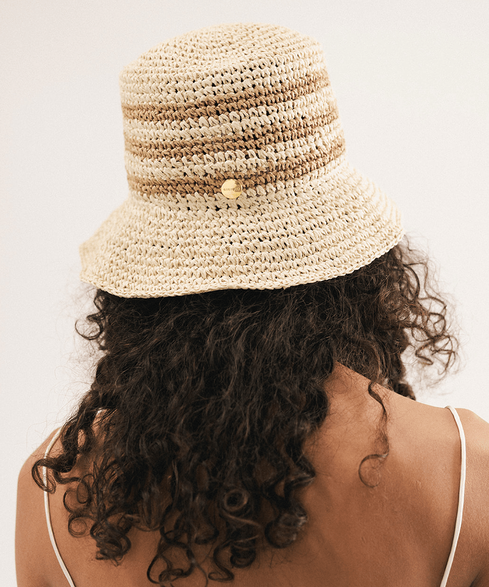 Sal Packable Bucket Hat | Women's Crochet Travel Bucket Hat