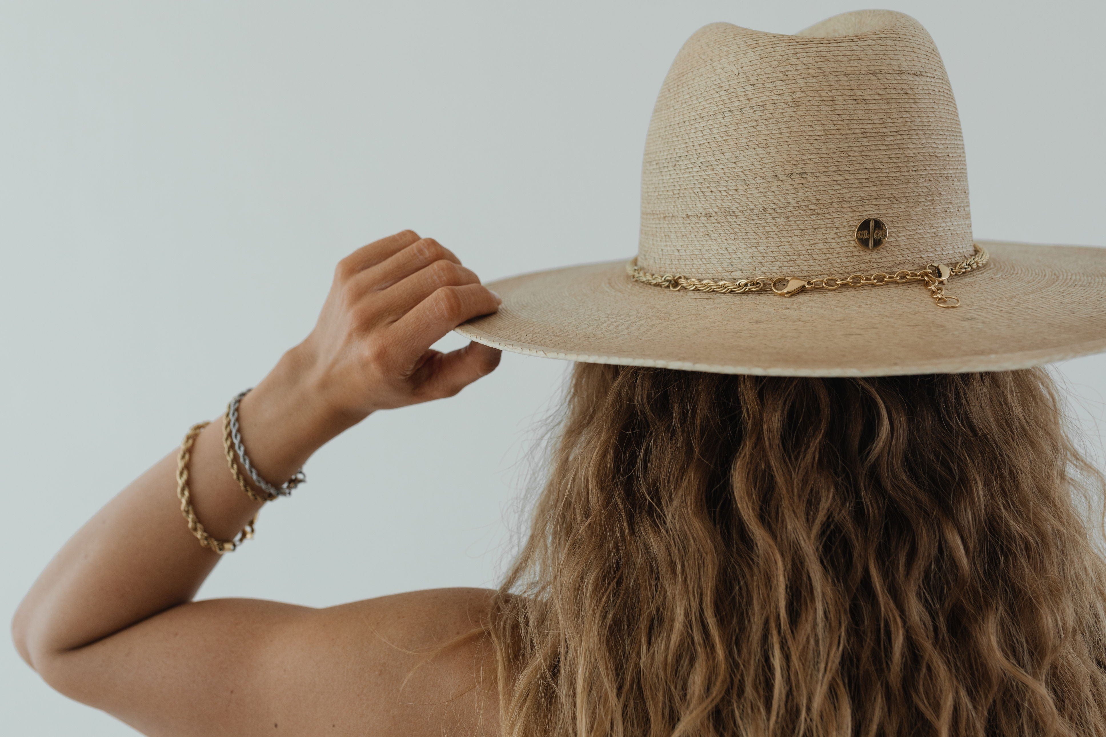 GIGI PIP x Cara Loren Straw Wide Brim Hat Cara Loren X Gigi Pip main image 3