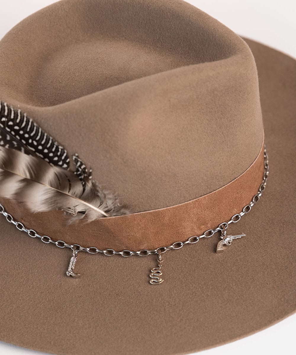Cowboy Boot Hat Charm - Main Image