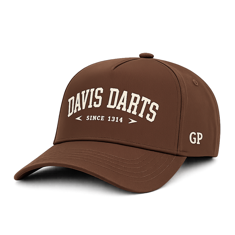 Davis Darts Brown Snapback - Regular Fit