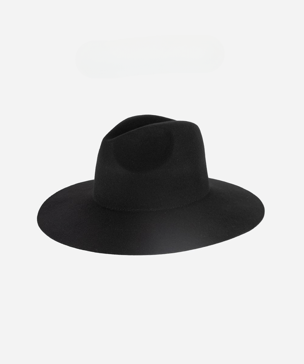 Scottie Black Wide Brim Fedora display picture 3