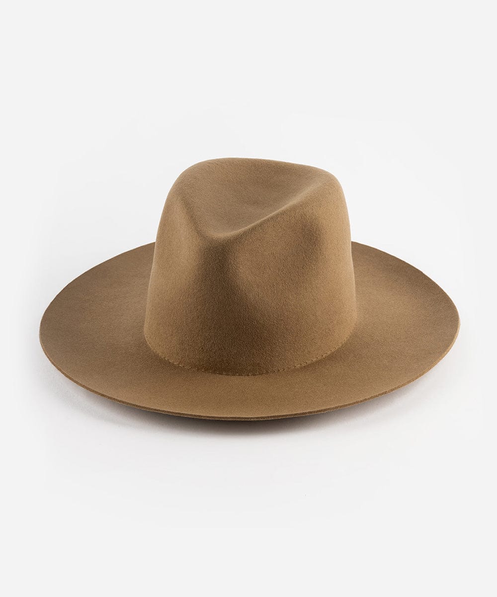 GIGI PIP Black and Tan Hat AVA Ava Fedora Ladies Fedora Hat Hats For Women With Short Hair  main image 2