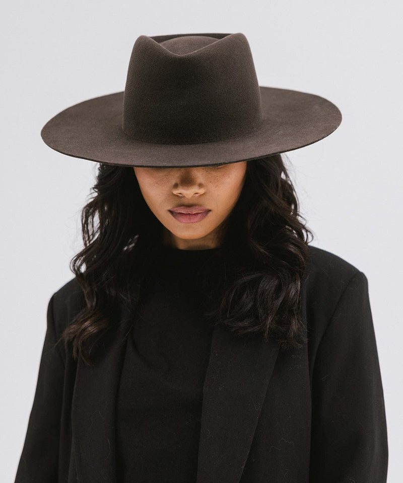 Dakota Triangle Crown Hat | Classic Wide Brim Hat for Women