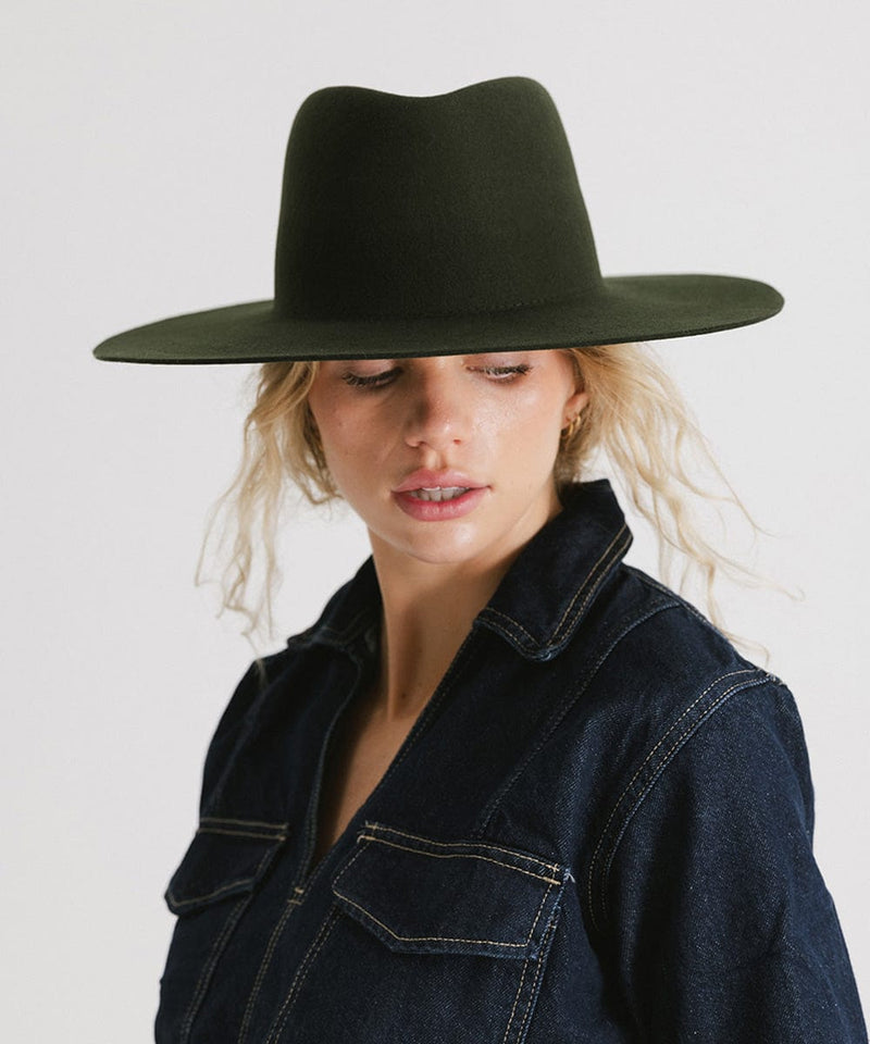 Dakota Triangle Crown Hat | Classic Wide Brim Hat for Women