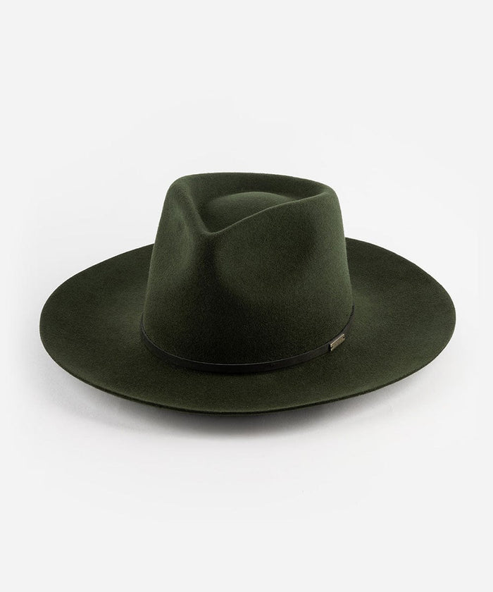 Rowan Wide Brim Fedora | Women’s Felt Teardrop Fedora Hat