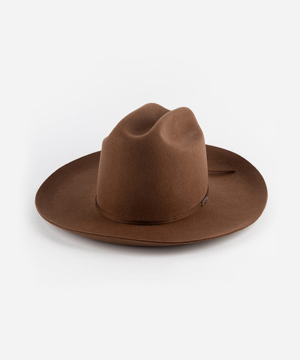 Ezra Western Hat Women's Stylish Felt Rancher Cowgirl Hat