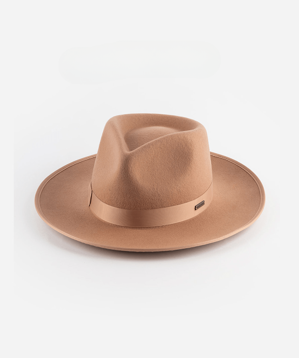 NWT Gigi Pip Oatmeal Monroe Rancher Felt Fedora Hat Size 61 Monroe Rancher - Oatmeal BLEMISHED | Women main image 4