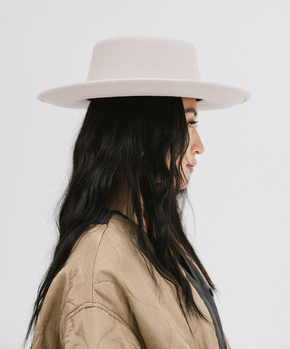 Ginger Women's Gambler Hat Felt Hat Church Hat GIGI PIP
