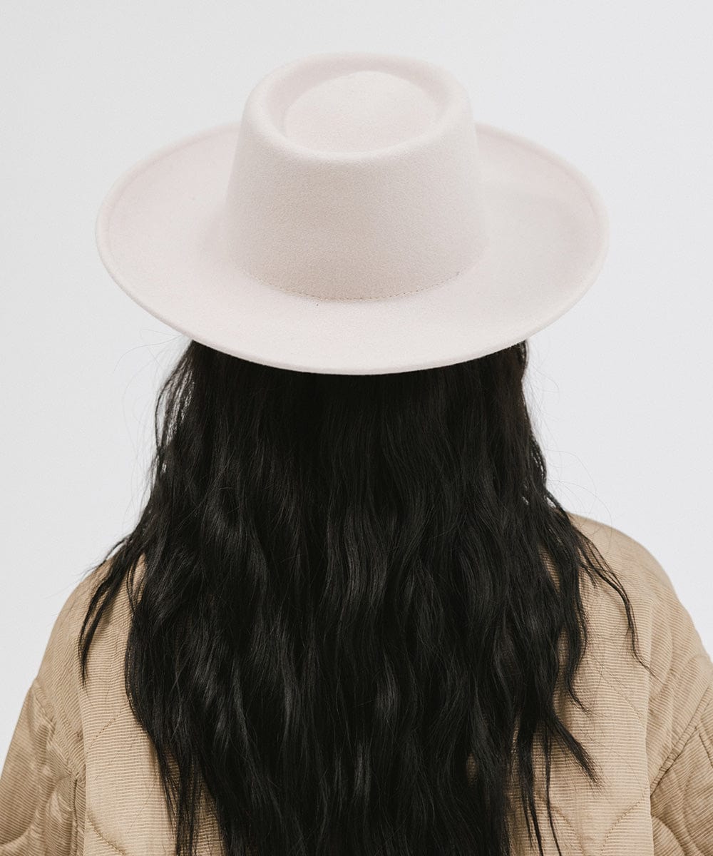 Ginger Women's Gambler Hat Felt Hat Church Hat GIGI PIP