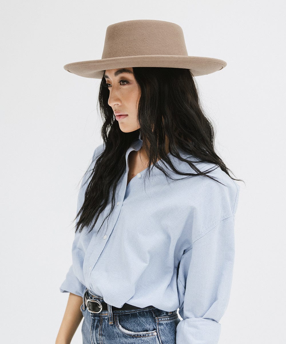 COPY - Ginger Gambler Hat Gigi Pip Ginger Gambler Hat | Wide Brim Gambler Hat for Women main image 4