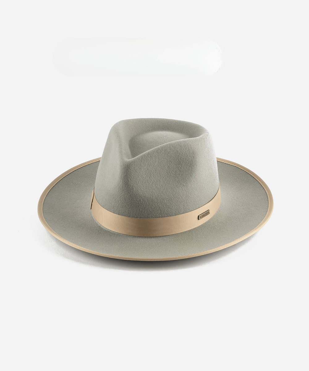 NWT Gigi Pip Oatmeal Monroe Rancher Felt Fedora Hat Size 61 Monroe Rancher - Oatmeal BLEMISHED | Women main image 3