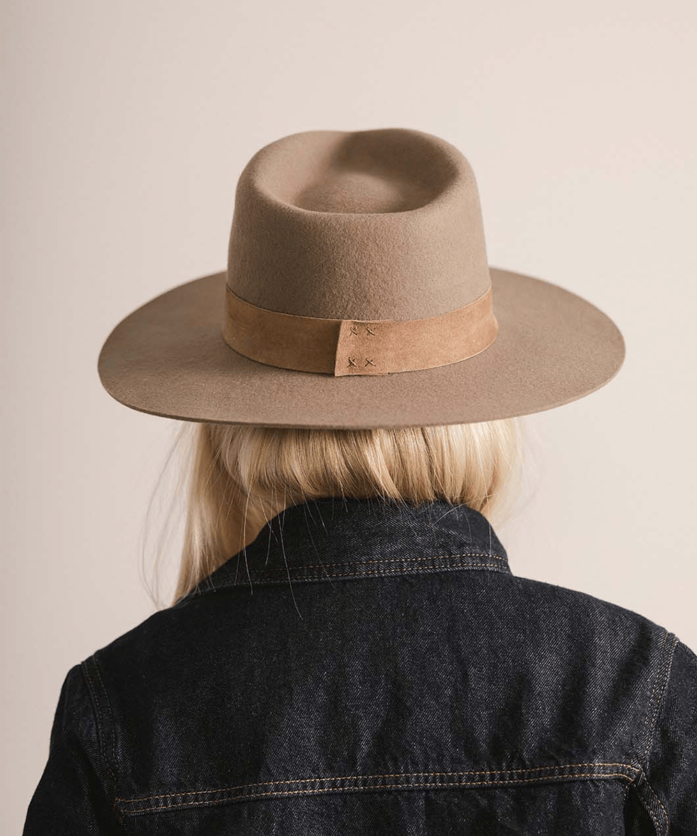Miller Fedora Hat | Wide Brim Fedora Hat for Women display picture 2