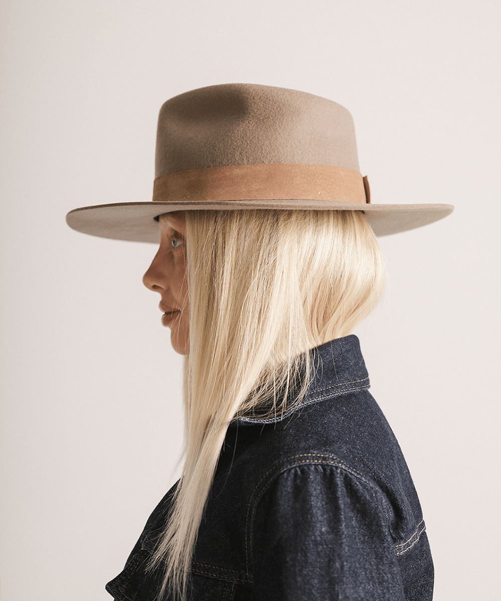 Miller Fedora Hat | Wide Brim Fedora Hat for Women display picture 3
