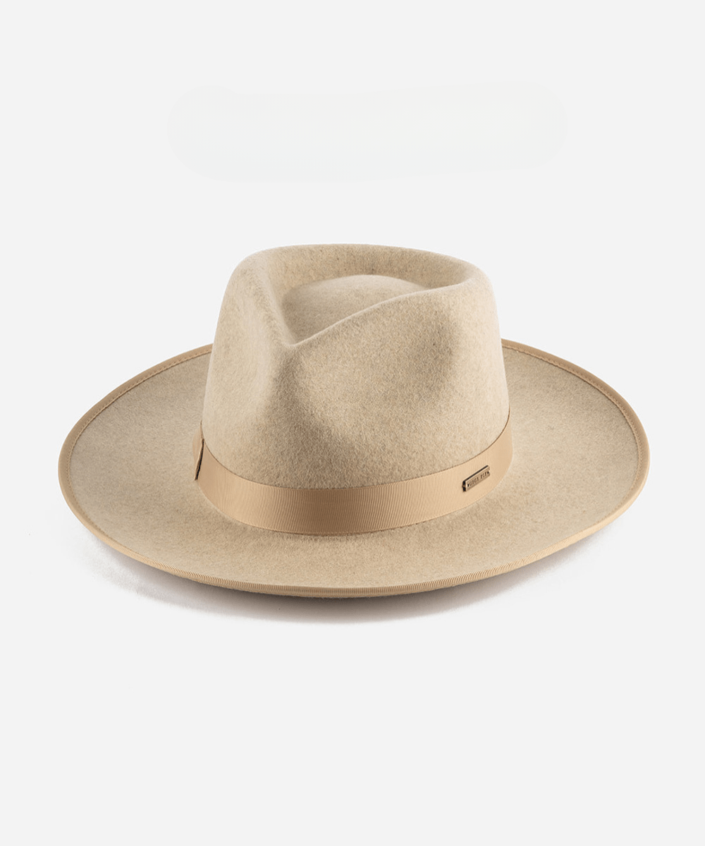 Monroe Rancher - Oatmeal BLEMISHED | Women's Fall Felt Fedora Hat