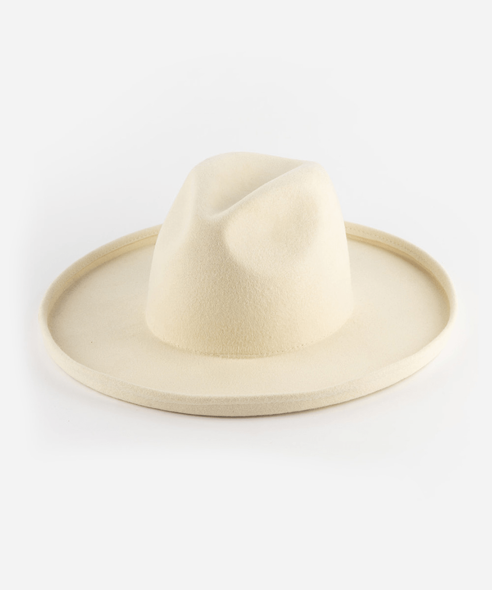 Maude Pencil Brim Off White BLEMISHED Women's Fedora Hat Felt