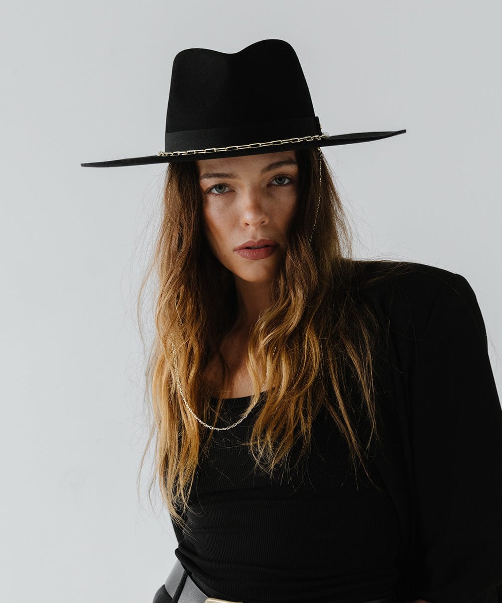 womens black dress hats Women Felt Wool Winter 029M forbusitehats it offers both style and sophistication Women's Hats Black Dressy Hat