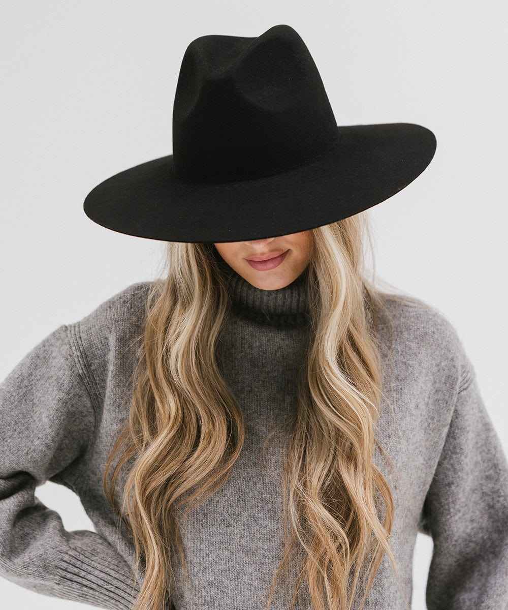 Scottie Wide Brim Fedora | Women's Felt Fedora Hat with Classic Style