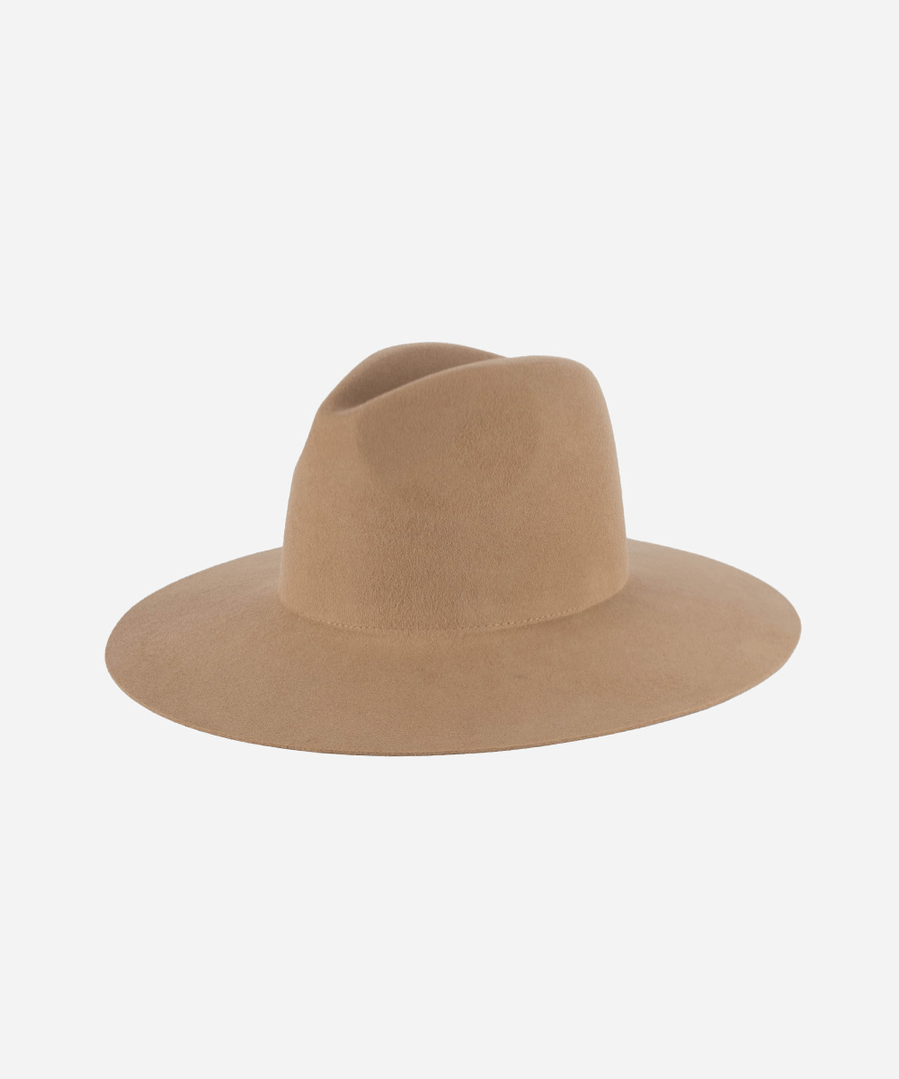 GIGI PIP Emma Wide Brim Fedora Tan Small 57 blemished new! NWT Gigi Pip Dakota Wide Brim Hat – Z SUPPLY main image 4