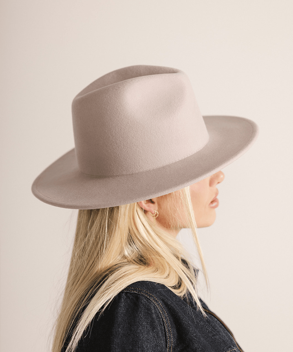 Wes Tall Fedora | Women's Structured Felt Fedora Hat