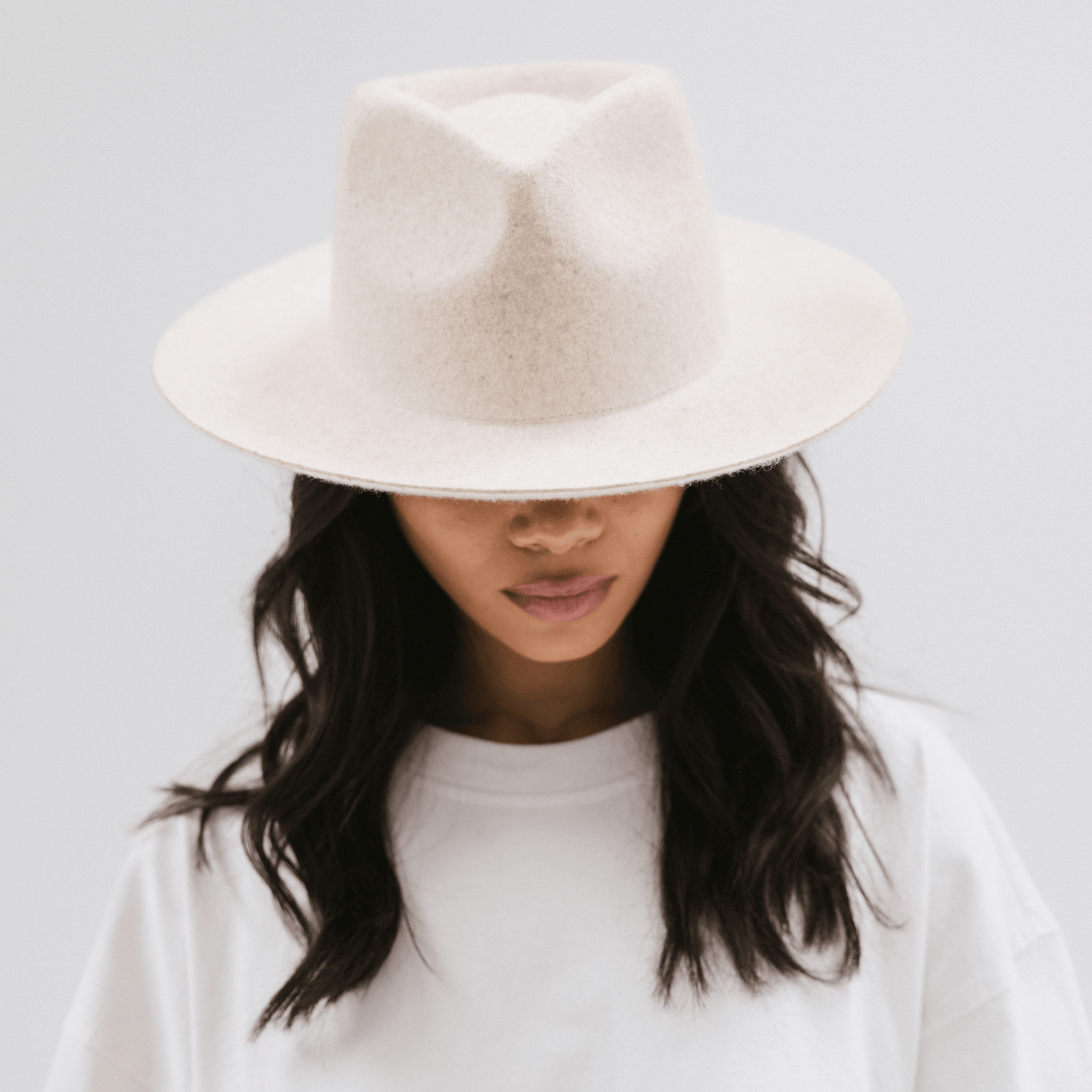 Bushwick Rancher Hat – Ivory 55 S / Ivory