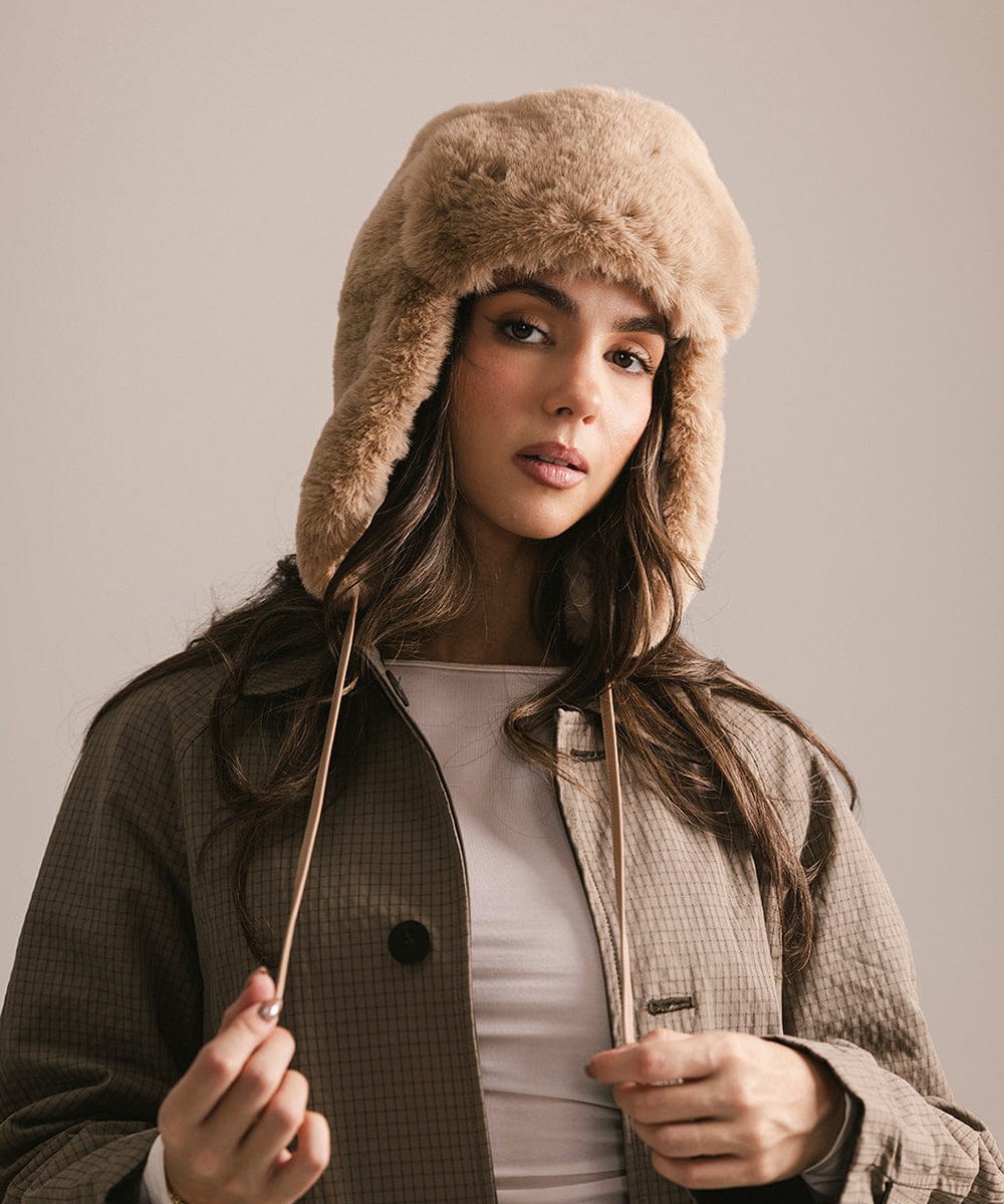 Logan Faux Fur Trapper Hat