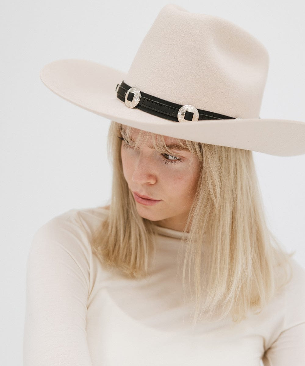 Genuine Leather Western Hat Band | Decorative Leather Hat Band display picture 1