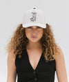 Gigi Pip trucker hats for women - Keep it Up Cowgirl Canvas Trucker Hat - 100% cotton canvas w/ cotton sweatband + reinforced from inner panel with 100% plolyester mesh trucker with Keep it Up Cowgirl embroidered on the front panel featuring an adjustable back strap [cream]